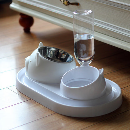 Daxelvori Stainless Steel Pet Food & Water Station - product image 2