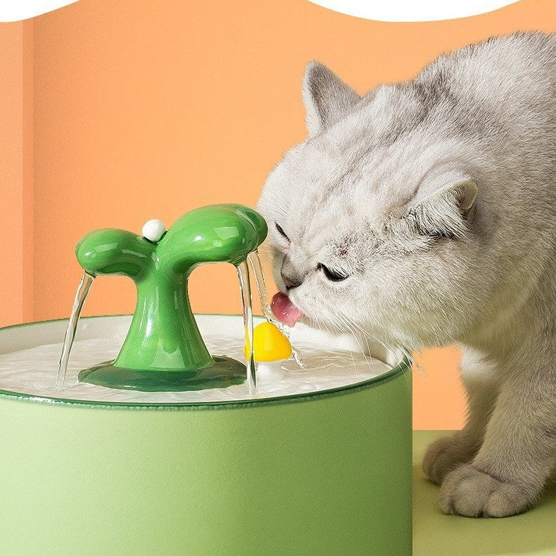 Daxelvori Ceramic Electric Circulating Pet Water Fountain - product image 2
