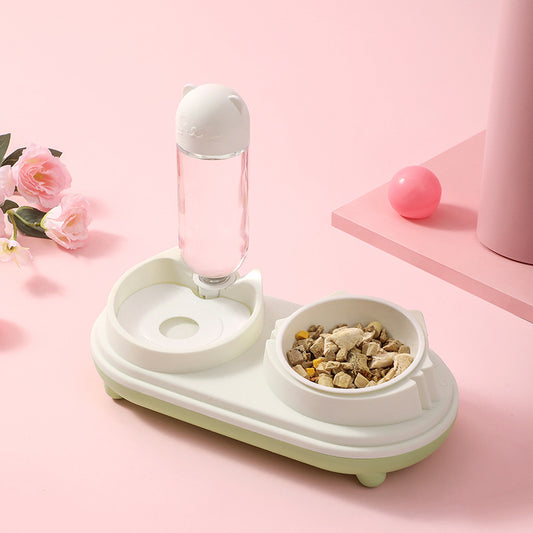 Daxelvori Decorative Double Pet Bowl & Water Station - product image 1