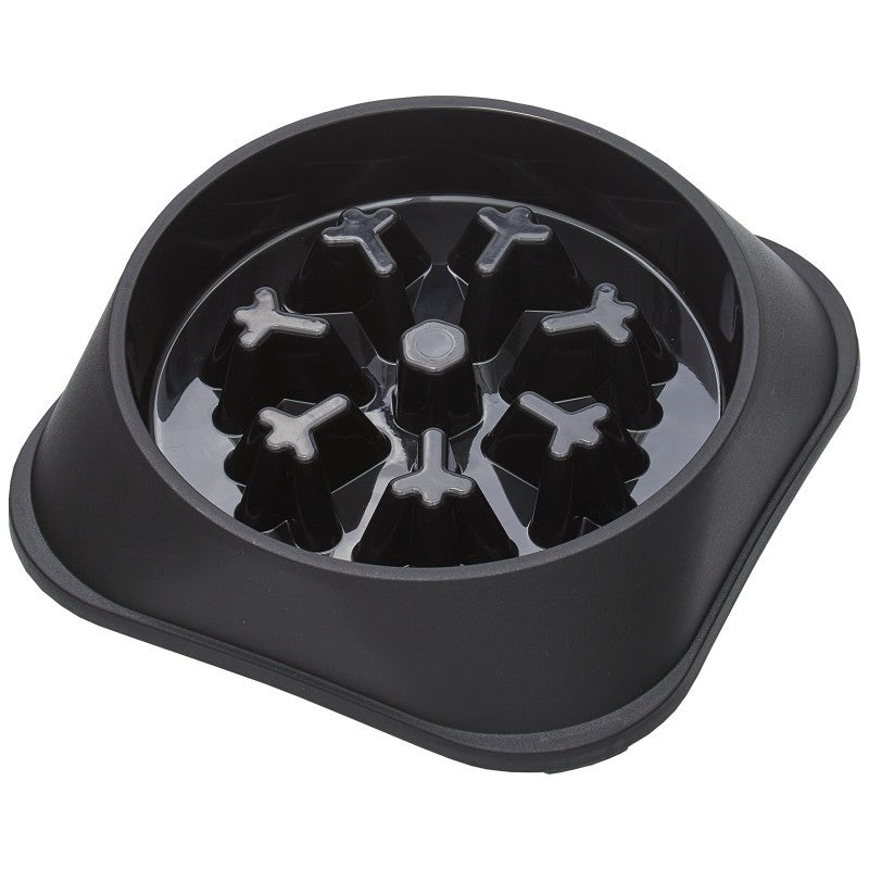 Daxelvori Ridged Non-Tip Style Pet Slow-Feeder Bowl - product image 3
