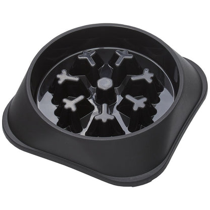 Daxelvori Ridged Non-Tip Style Pet Slow-Feeder Bowl - product image 3
