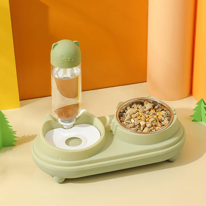 Daxelvori Decorative Double Pet Bowl & Water Station - product image 3
