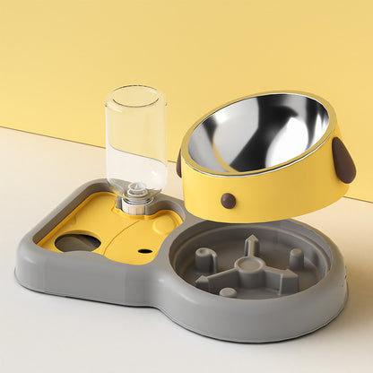 Daxelvori Elevated Dual Pet Bowls with Water Dispenser - product image 2